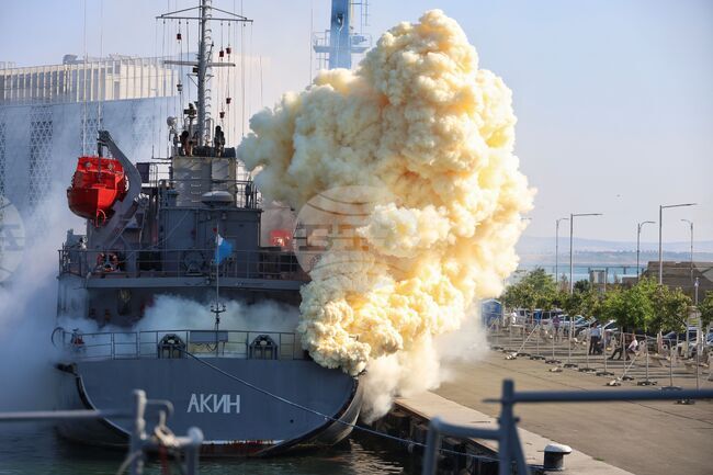 Бургас - Национално военноморско учение „Бриз - 2024“ - борба с „пожар“