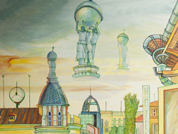 Снимка: Пресцентър Столична община - „София с две лица“  изложба на известния художник Драган Немцов (Драго)