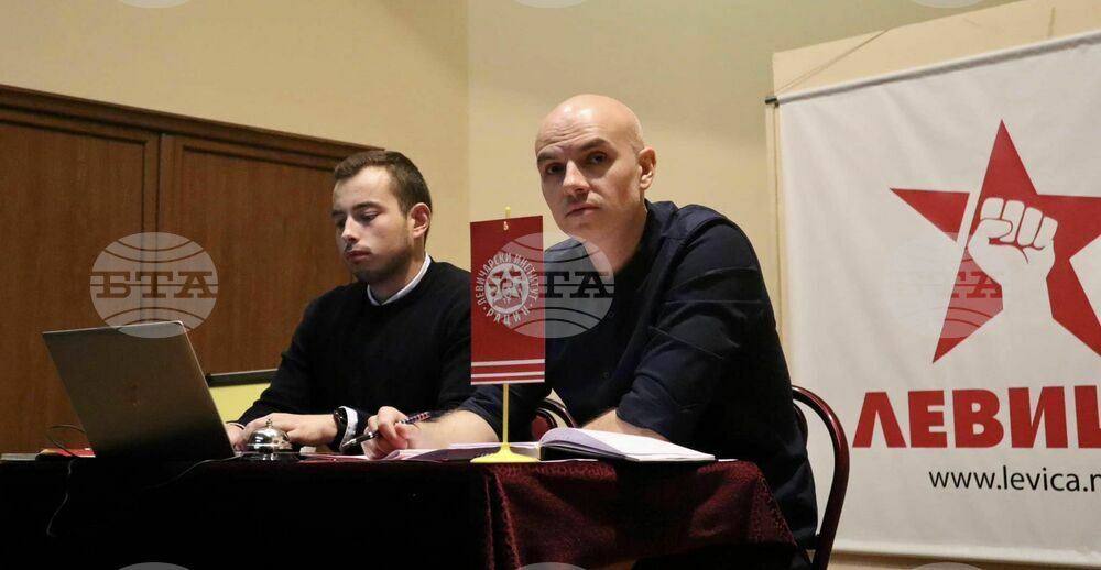 The Left MP Breaks PC Monitor during Parliament Sitting in Skopje, Interrupts Sitting