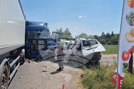 Разград - катастрофа - ограничено движение