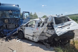 Разград - катастрофа - ограничено движение