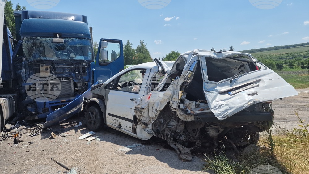 Разград - катастрофа - ограничено движение