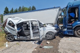 Разград - катастрофа - ограничено движение