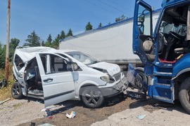 Разград - катастрофа - ограничено движение