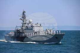 Бургас - фрегата "Дръзки" - военноморско учение - "Бриз - 2024"