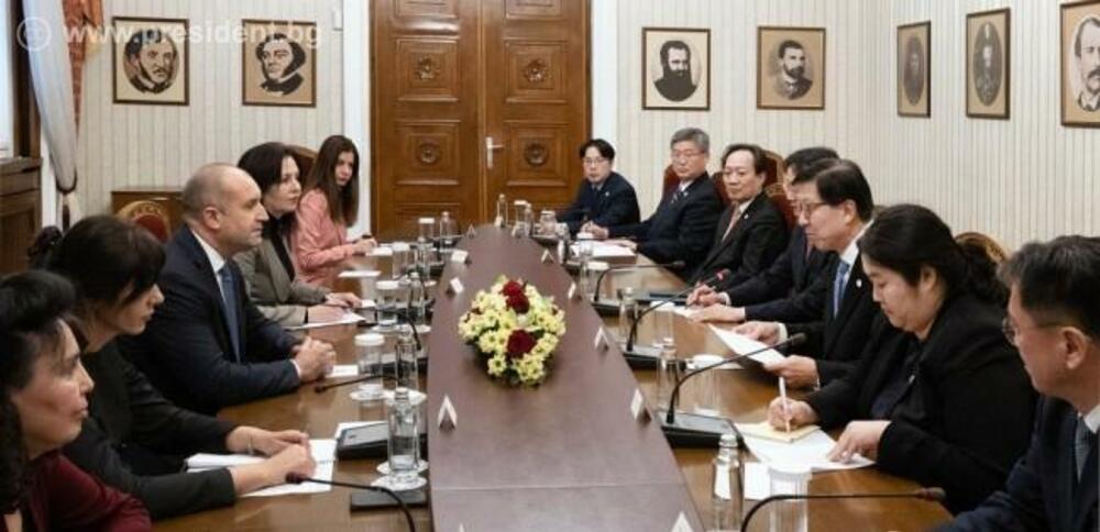 President Radev Receives Mayor of Busan, South Korea, Park Heong-joon