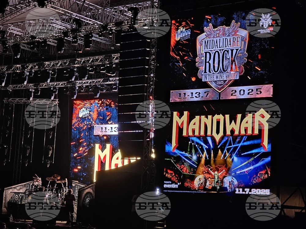 Heavy Metal Band Manowar to Headline Day 1 of Midalidare Rock In The Wine Valley Festival in South Bulgaria