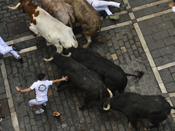Spain Running of the Bulls