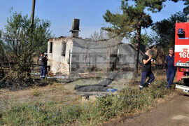 Село Срем - пожар - гасене