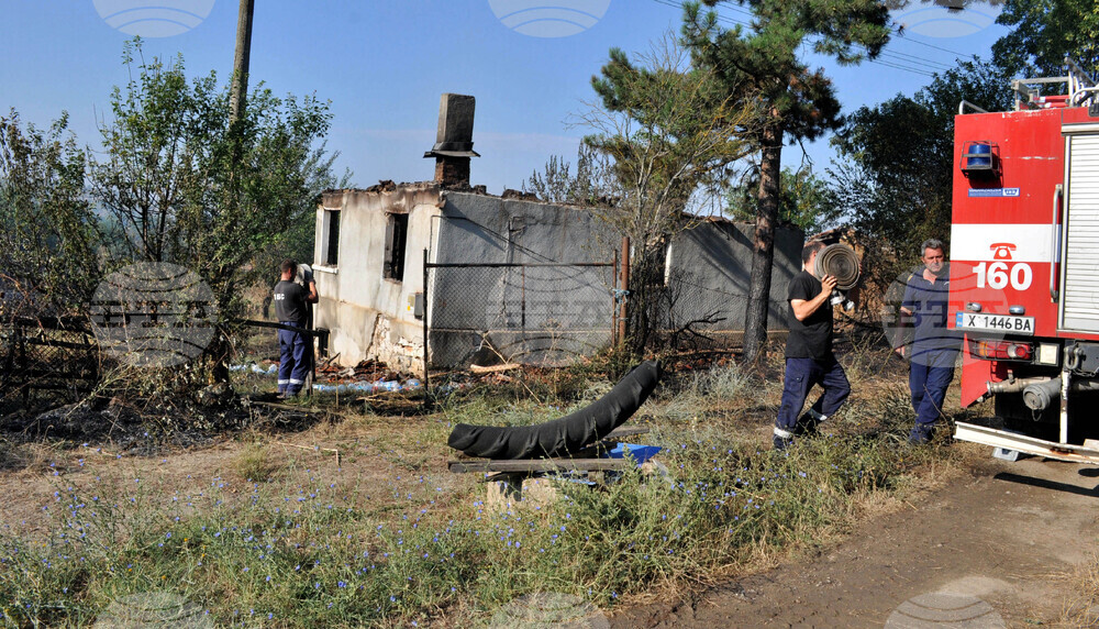 Село Срем - пожар - гасене