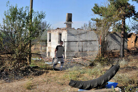 Село Срем - пожар - гасене