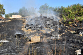 Село Срем - пожар - гасене