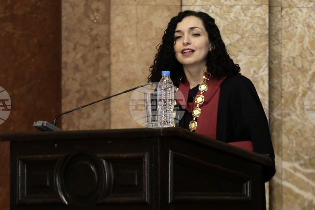 Вьоса Османи приключва днес мандата си като президент на Косово; длъжността ще бъде поета временно от председателя на парламента Албулена Хаджиу