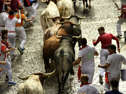 Spain Running of the Bulls