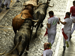 Spain Running of the Bulls