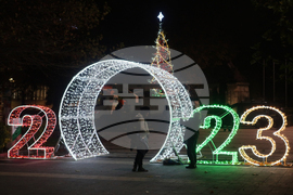 Плевен - Коледна елха - светлини