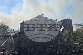 Село Равна гора - пожар