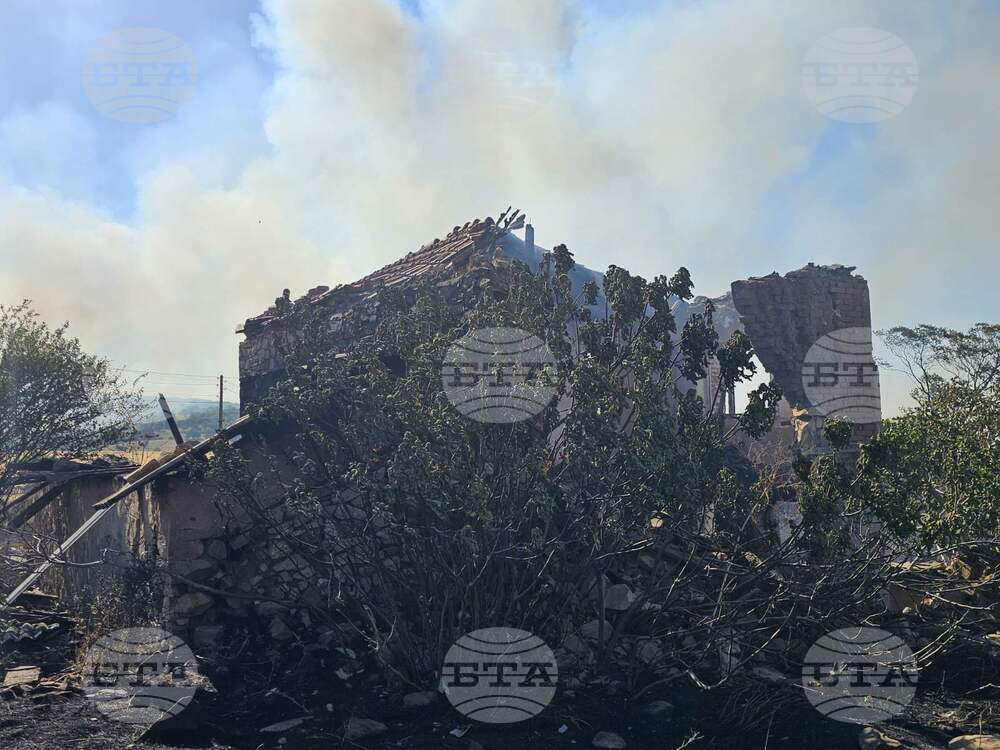 Село Равна гора - пожар