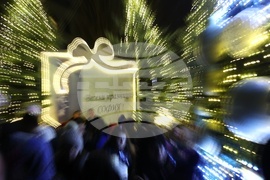 Коледна елха - тържество -  светлини