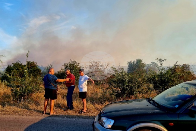 Варна - пожар - Слънчево и Припек