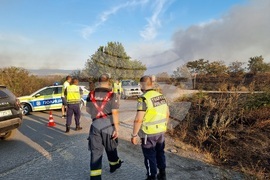 Варна - пожар - Слънчево и Припек