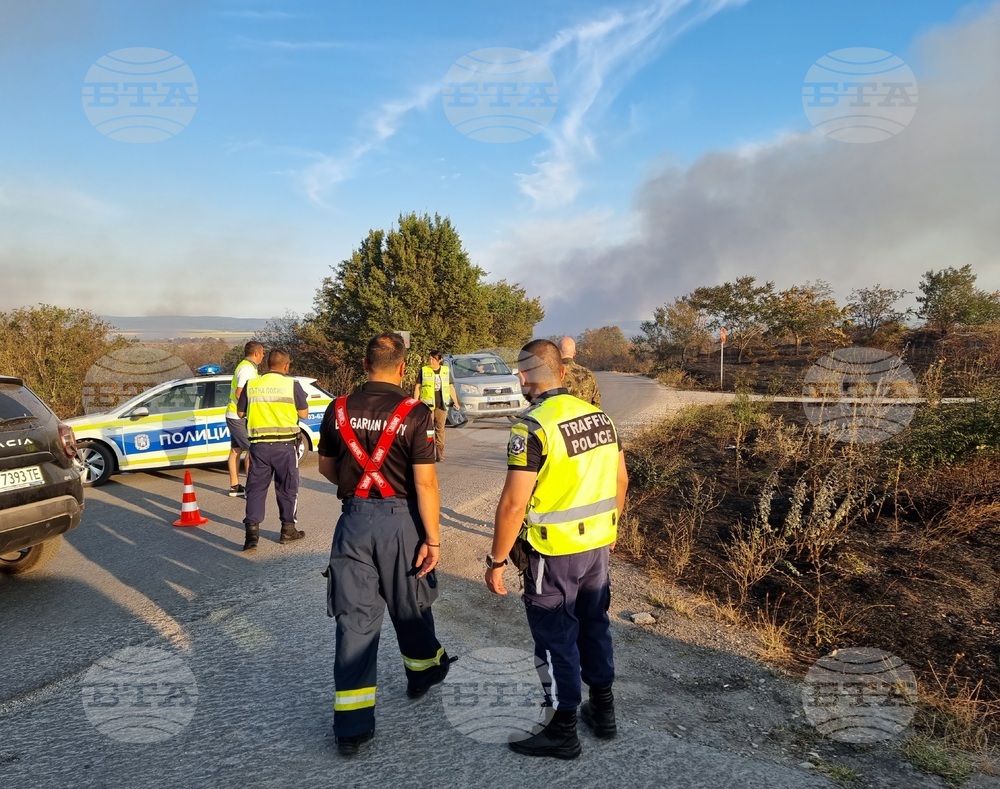 Варна - пожар - Слънчево и Припек
