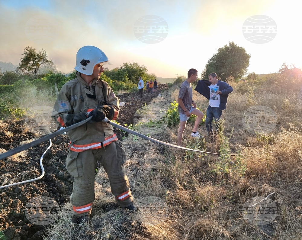 Варна - пожар - Слънчево и Припек