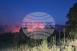 Разград - Село Побит камък - пожар