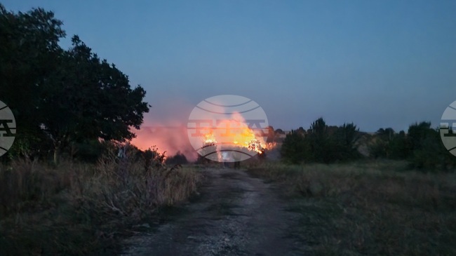 Разград - Село Побит камък - пожар