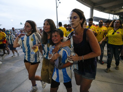 APTOPIX Copa America Soccer Argentina Colombia