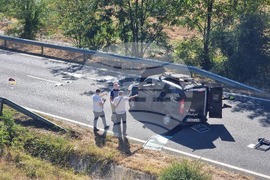 Село Загорско - катастрофа - път Маказа