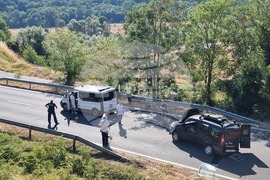 Село Загорско - катастрофа - път Маказа