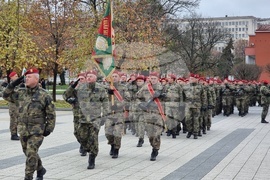 Плевен - военно формирование 22160 - годишнина Пресфото-БТА/Снимка: Елина Кюркчиева