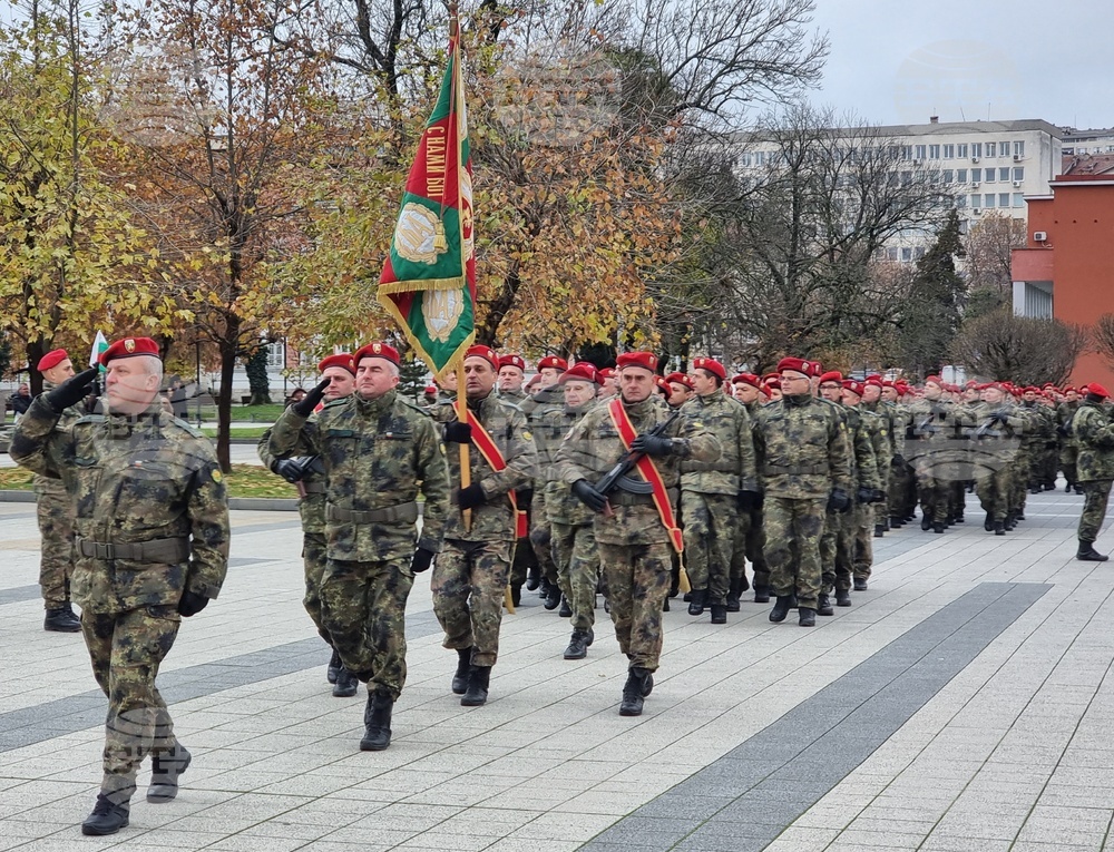 Плевен - военно формирование 22160 - годишнина Пресфото-БТА/Снимка: Елина Кюркчиева
