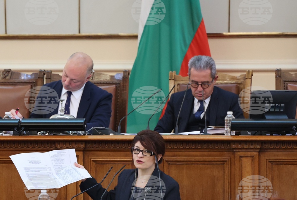 Парламент - заседание - Десислава Атанасова