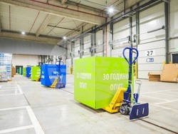 Снимка: Министерство на транспорта и съобщенията - Заместник-министърът на транспорта и съобщенията Николай Найденов по време на официалното откриване на логистичен център на TRANSPRESS. 