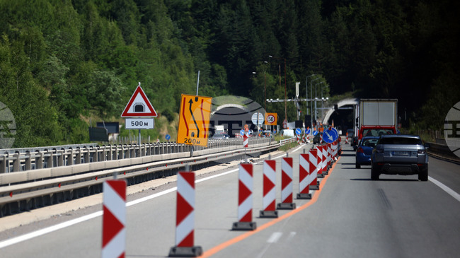 Започва ремонт в платното в посока София при изхода на град Варна на автомагистрала „Хемус“ 