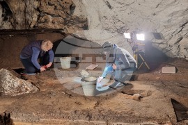 Село Рабиша - пещера „Магурата“ - археологически разкопки