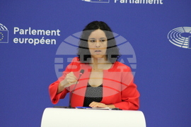 Франция - Страсбург - Европейски парламент - Манон Обри - пресконференция