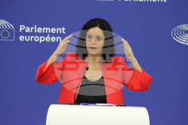 Франция - Страсбург - Европейски парламент - Манон Обри - пресконференция