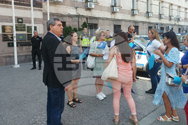 Работници и служители от Агенция за социално подпомагане - протест