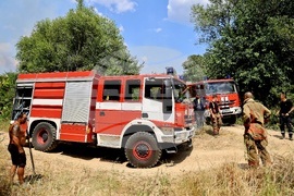 Село Отец Паисиево - пожар