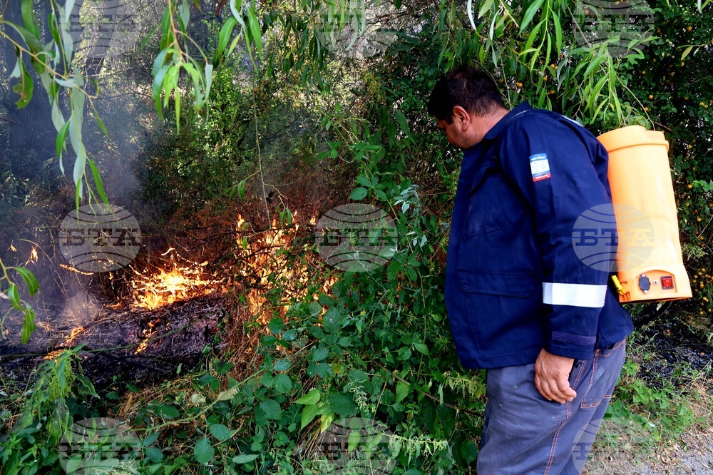 Село Отец Паисиево - пожар