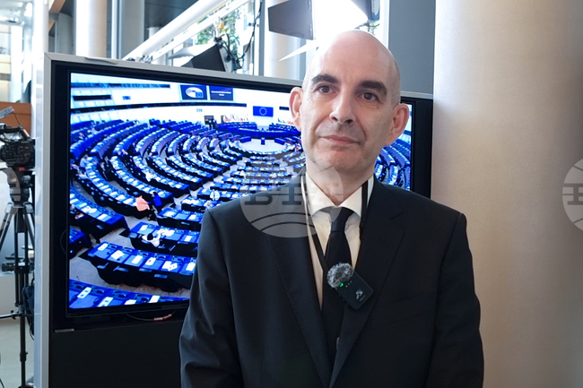 Франция - Страсбург - Европейски парламент - Петър Волгин - интервю