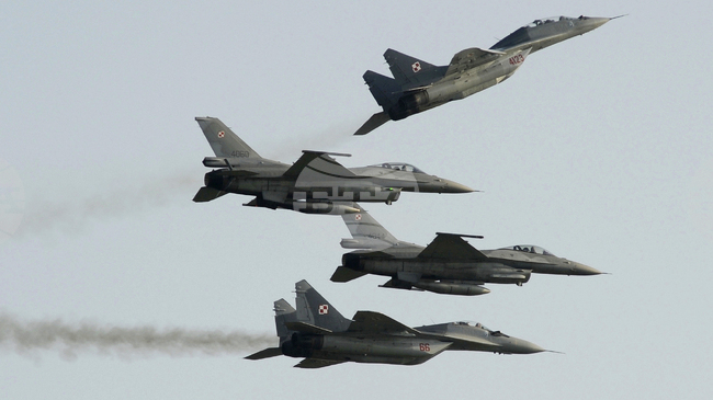 Полски изтребители прехванаха руски самолет, извършвал разузнавателен полет над Балтийско море