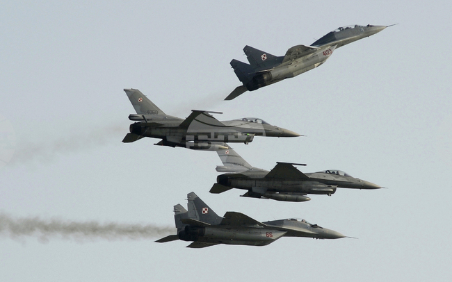 Полски изтребители прехванаха руски самолет, извършвал разузнавателен полет над Балтийско море