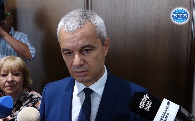 Костадин Костадинов: Ако ПП-ДБ откаже да подкрепи декларацията на „Възраждане“, отиваме на избори 