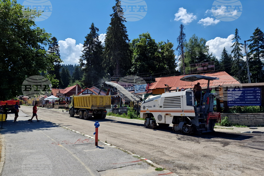 Курортен комплекс Боровец - улици - ремонт