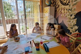 Самоков - библиотека - деца - занимания - нейрографика