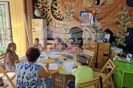 Самоков - библиотека - деца - занимания - нейрографика